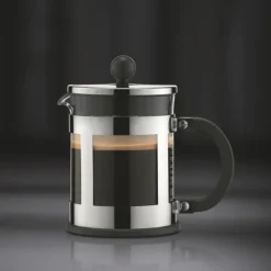 Kenya presskanne 50 cl 4 kopper krom