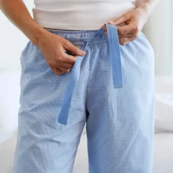 Khios pyjamasbukse dame XL blå