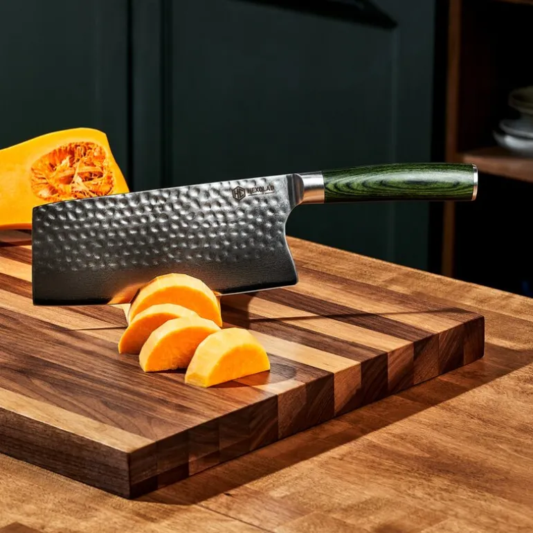 Kinesisk kokkekniv 18 cm damask