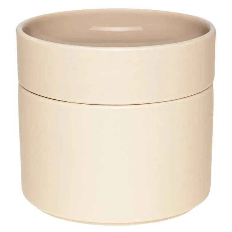 Kirnu dekorativ krukke 11x10 cm beige
