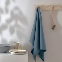 Kjøkkenhåndkle 53x86 cm gråblå