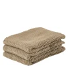 Kjøkkenklut bomull 27x27 cm 3 stk khaki