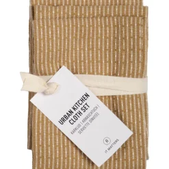 Kjøkkenklut 18x35 cm 3 stk khaki stone
