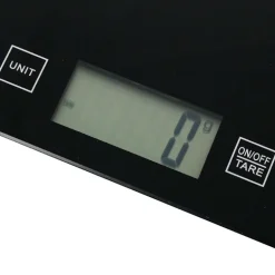 Kjøkkenvekt 5 kg glass svart