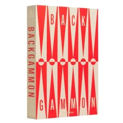 Klassisk backgammon Art of Backgammon rød/cream
