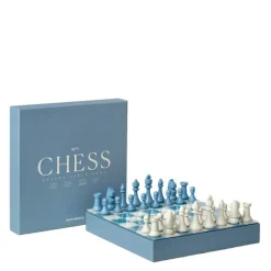 Klassisk sjakkspill dusty blue