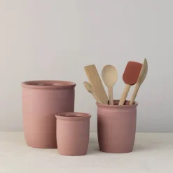 Knabstrup syltekrukke 0,5L mørk rosa