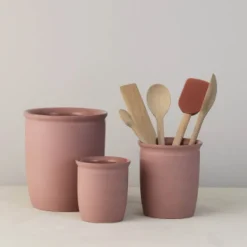 Knabstrup syltekrukke 1L mørk rosa