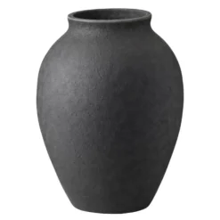 Knabstrup vase 12,5 cm svart