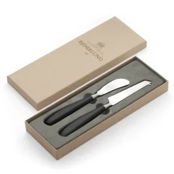 Knivsett med ost-og smørkniv 2 stk nylon