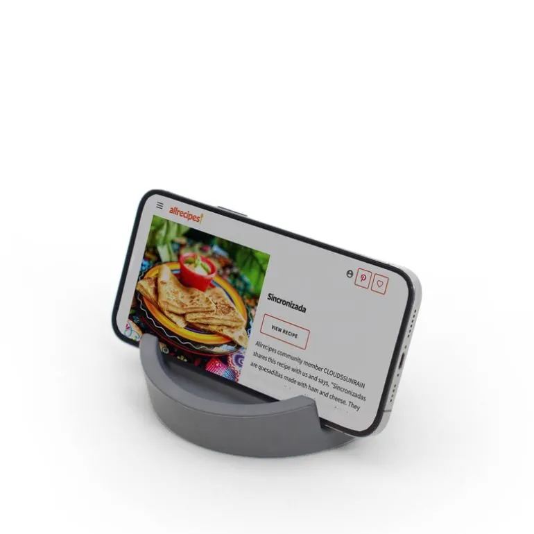 Kokebokstativ til nettbrett/mobil 11,4 cm grafittgrå