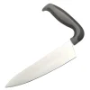Kokkekniv ergonomisk 27 cm svart/stål