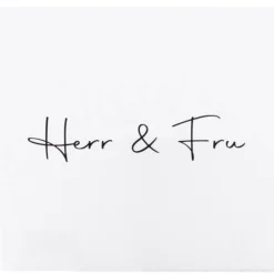 Kort 8x8 cm Herr & Fru