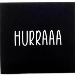 Kort 8x8 cm hurra