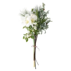 Kristin bukett kunstige blomster 105 cm hvit