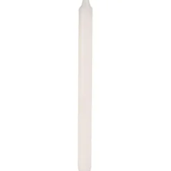 Kronelys 28 cm hvit