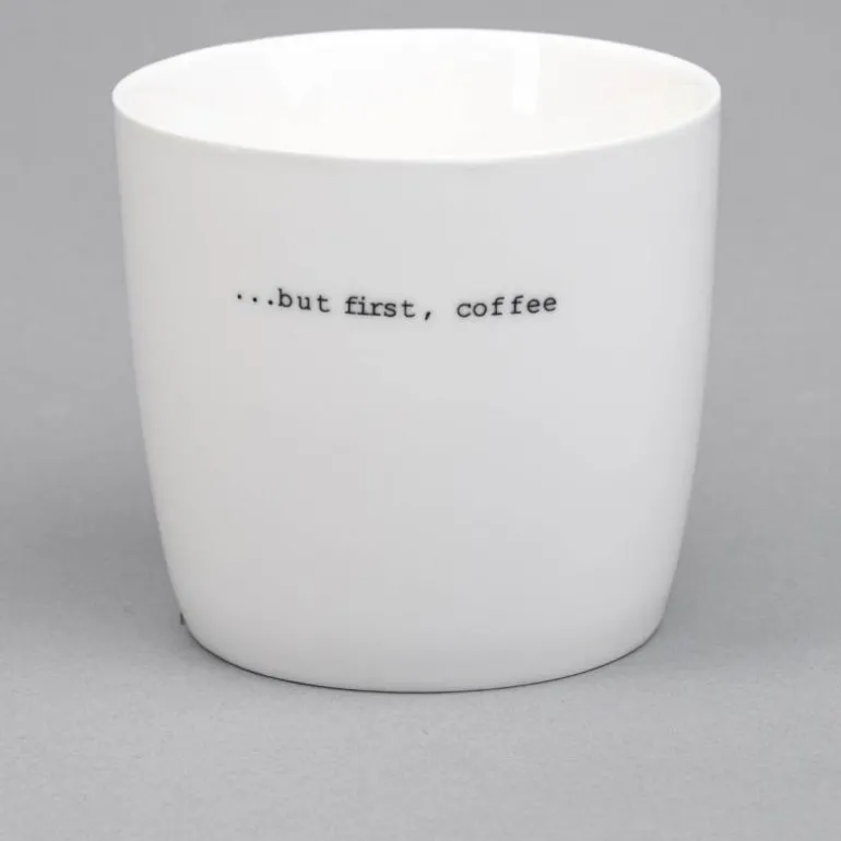 Krus ..but first coffee 30 cl hvit