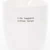 Krus life happens 30 cl hvit