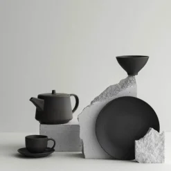 Kumi frokosttallerken 21 cm mørk brun