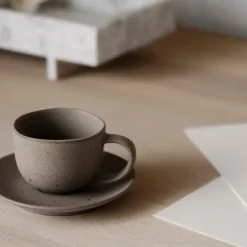 Kumi kaffekopp 19 cl 2 stk lys brun