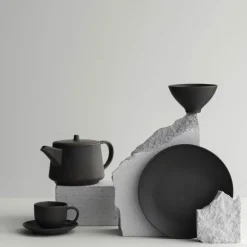 Kumi kaffekopp 19 cl 2 stk mørk brun