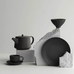 Kumi skål S 12 cm mørk brun