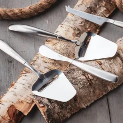 Kvitfjell ostehøvel med riller 23 cm stål
