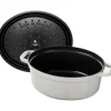 La Cocotte oval gryte 29 cm 4,2L hvit