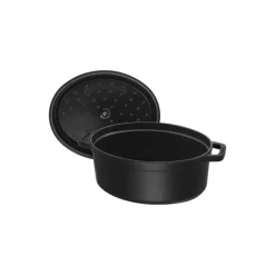 La Cocotte oval gryte 31 cm 5,5L svart