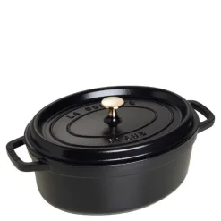 La Cocotte oval gryte 29 cm 4,2L svart