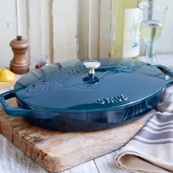 La Cocotte ovalt gryte med lokk 32 cm 2,8L la mer