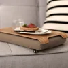 Laptray knebrett 43x23 cm piltre/sand