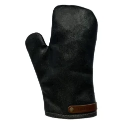 Leather grytevott svart