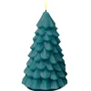 LED juletre 9x16 cm mørk grønn