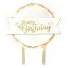LED kaketopp Happy Birthday tre