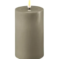 LED kubbelys 7,5×12,5 cm sand