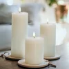 LED kubbelys 15x7,8 cm ivory