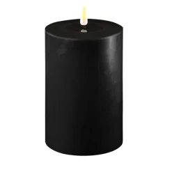 LED kubbelys 10x15 cm svart