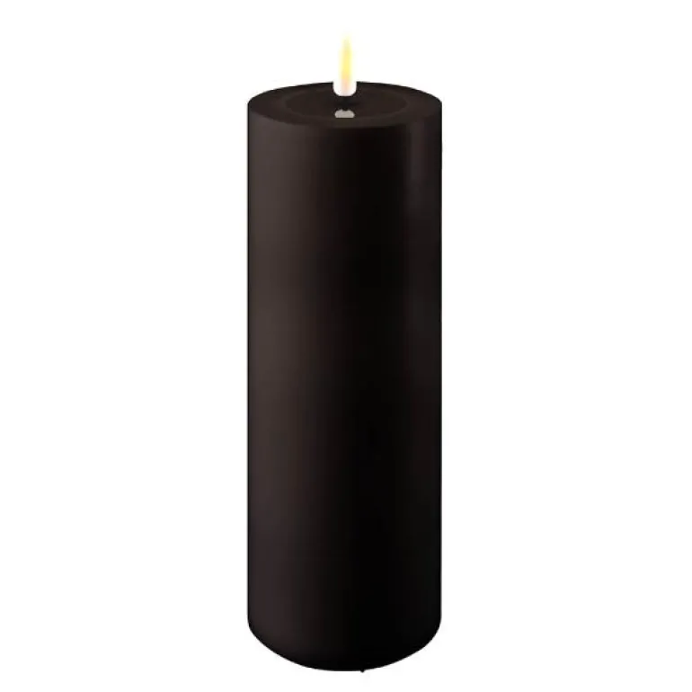 LED utendørslys 20x7,5cm svart