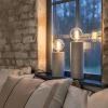 Legna bordlampe 28 cm gråbeiset