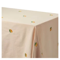 Lemon bordduk 180x145 cm beige/gul