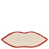 Les Objets Mouleversants serveringsfat Lips L 25,5x12,5x1,5 cm rød
