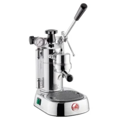 Lever manuell espressomaskin 0,8L professional lusso stål