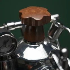 Lever manuell espressomaskin 0,8L professional lusso stål