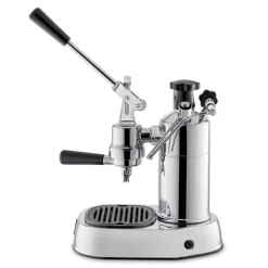 Lever manuell espressomaskin 0,8L professional lusso stål