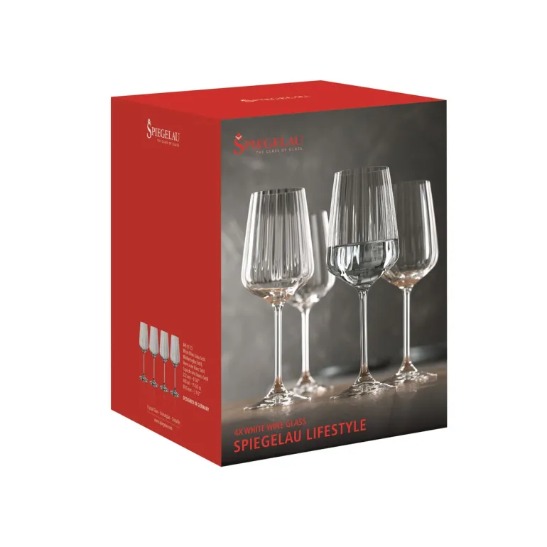 Lifestyle hvitvinsglass 44 cl 4 stk