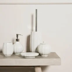Lily tannbørsteholder 10,6 cm brun sand