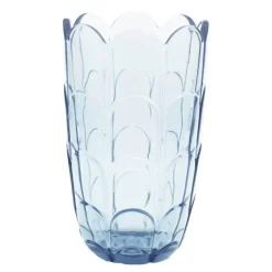 Lily vase 19 cm blue iris