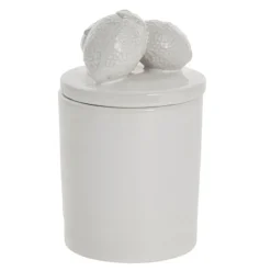 Limone krukke 16 cm hvit