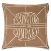 Logo Washed putetrekk 50x50 cm fudge/lys beige